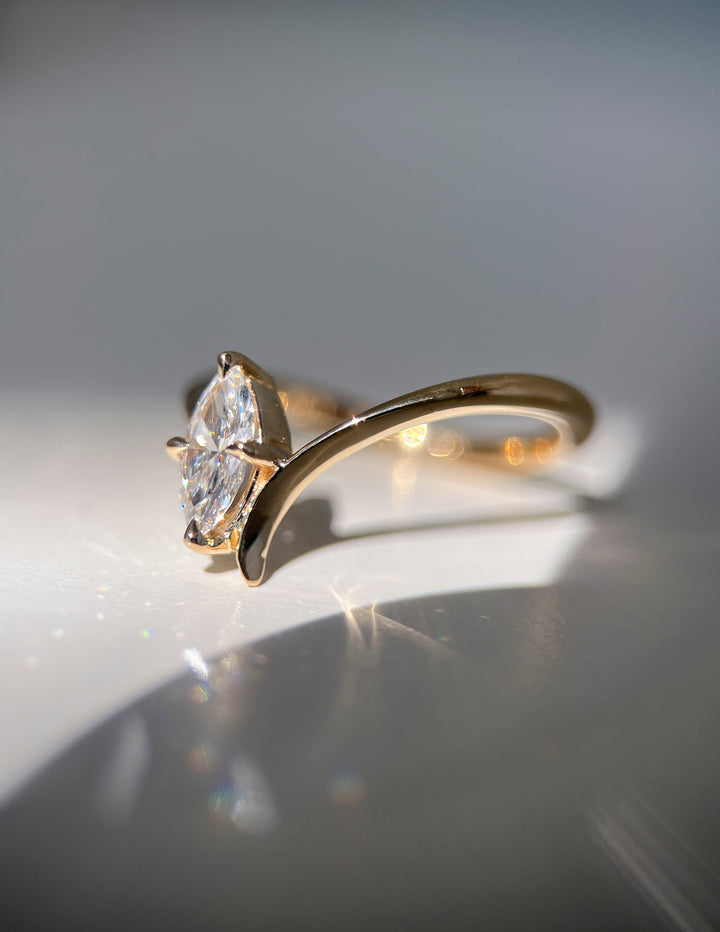 Marquise Eve Ring — Claw Setting