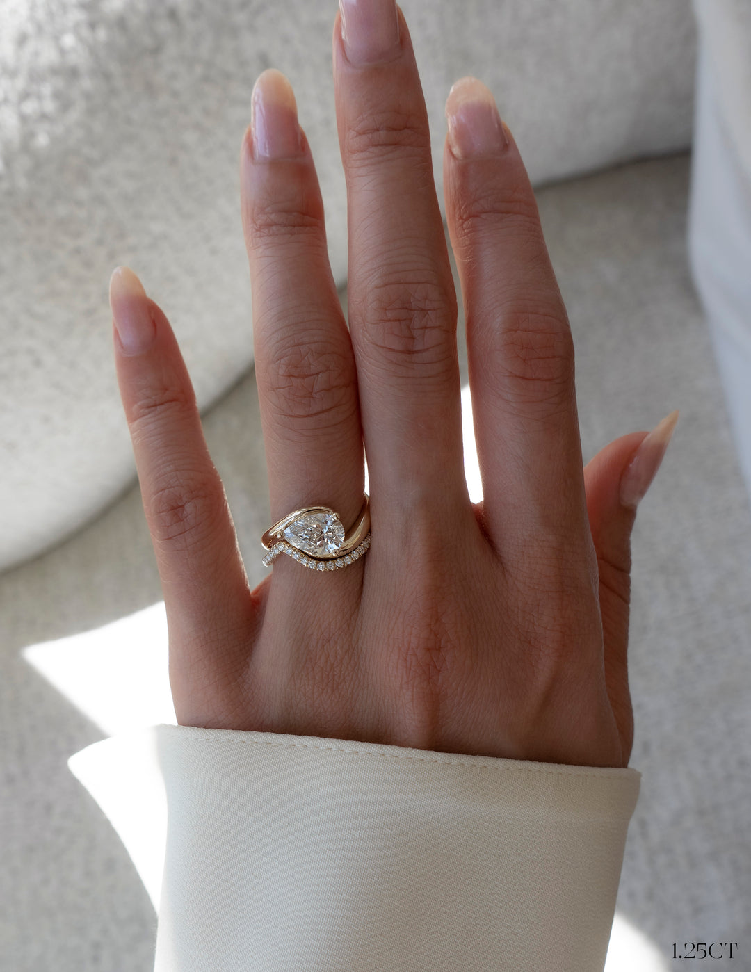 Pear Rapture Ring – Cadette Jewelry - Main Image
