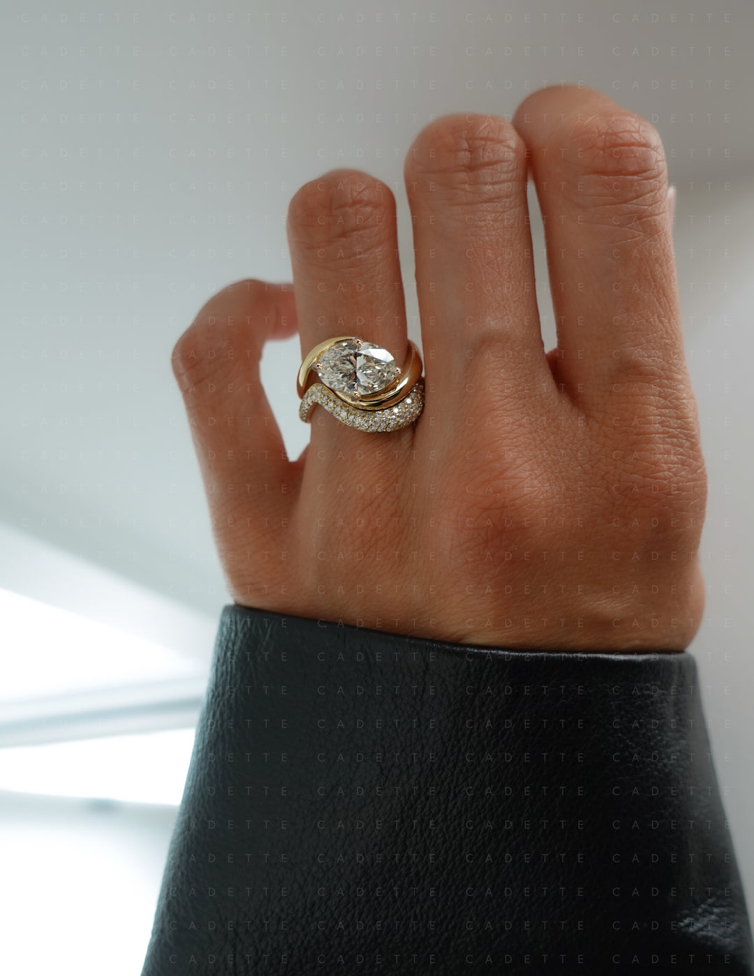 SET — OVAL Rapture Ring & Band