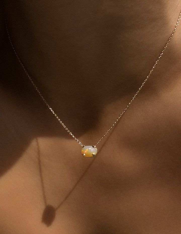 Angelique Necklace — Opal