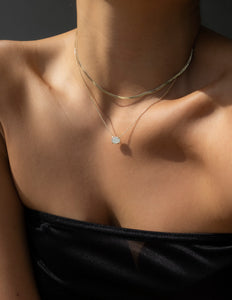 Angelique Necklace — Aquamarine