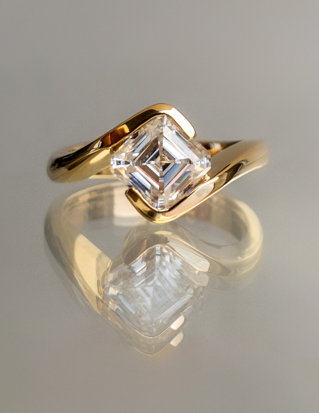 Asscher Rapture Ring – Cadette Jewelry - Main Image