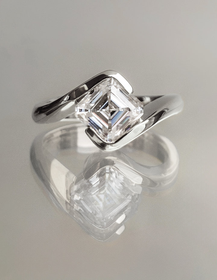 Asscher Rapture Ring