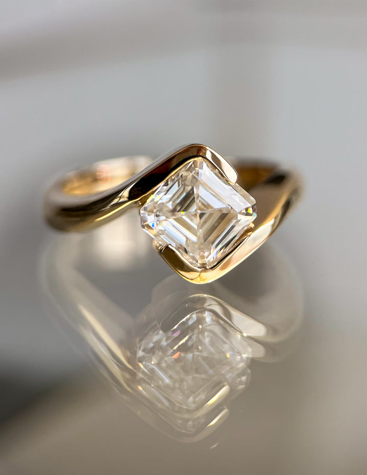 Asscher Rapture Ring