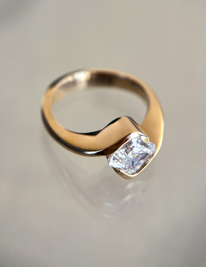 Asscher Rapture Ring