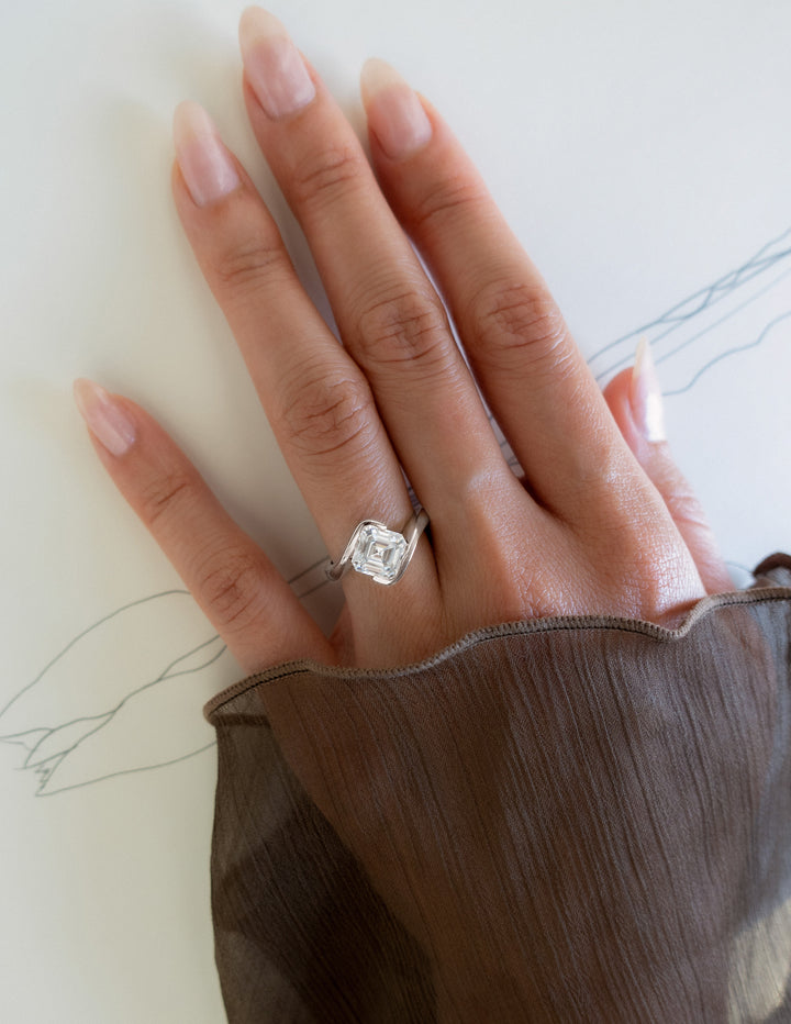 Asscher Rapture Ring