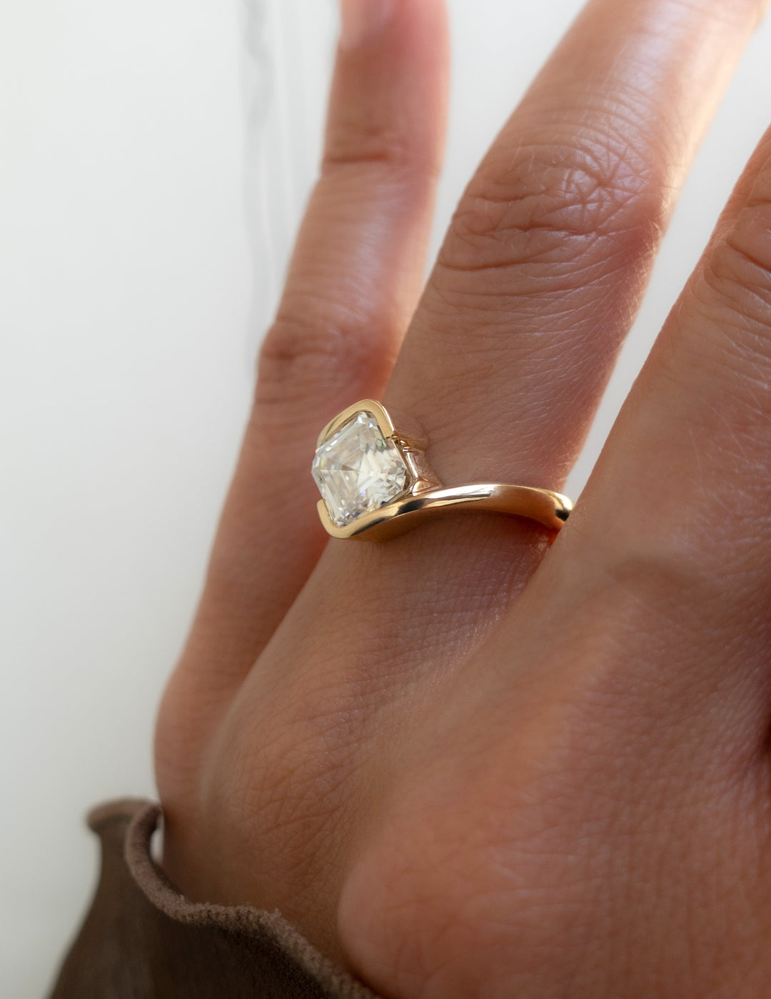 Asscher Rapture Ring