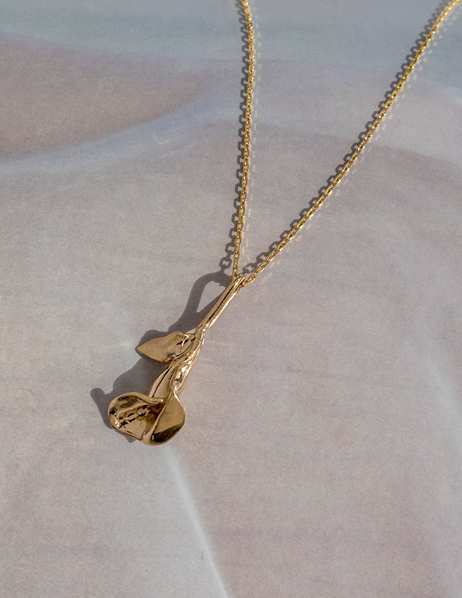 Calla Lily Necklace – Cadette Jewelry Calla Lily Necklace – Cadette Jewelry