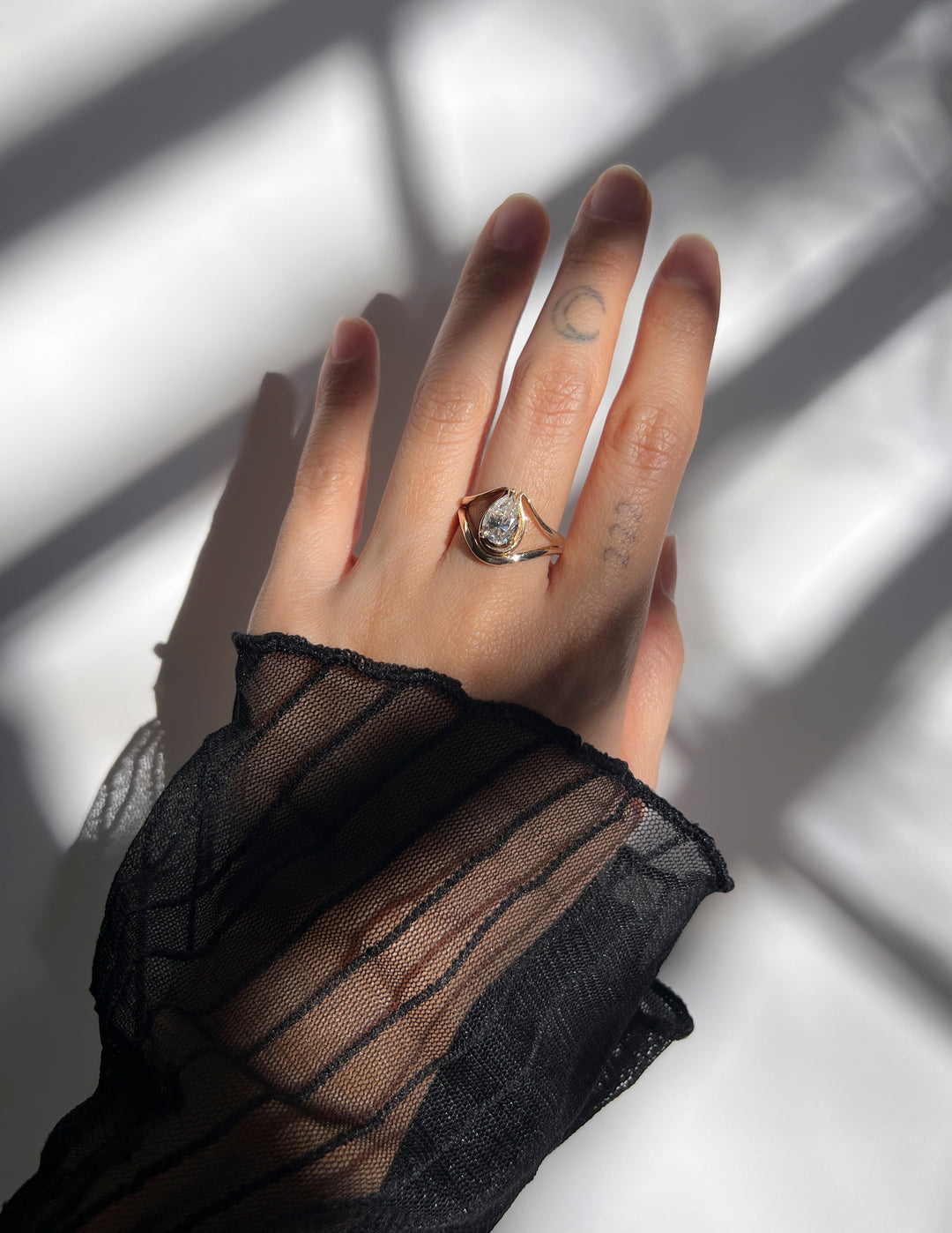 Talia Pear Ring