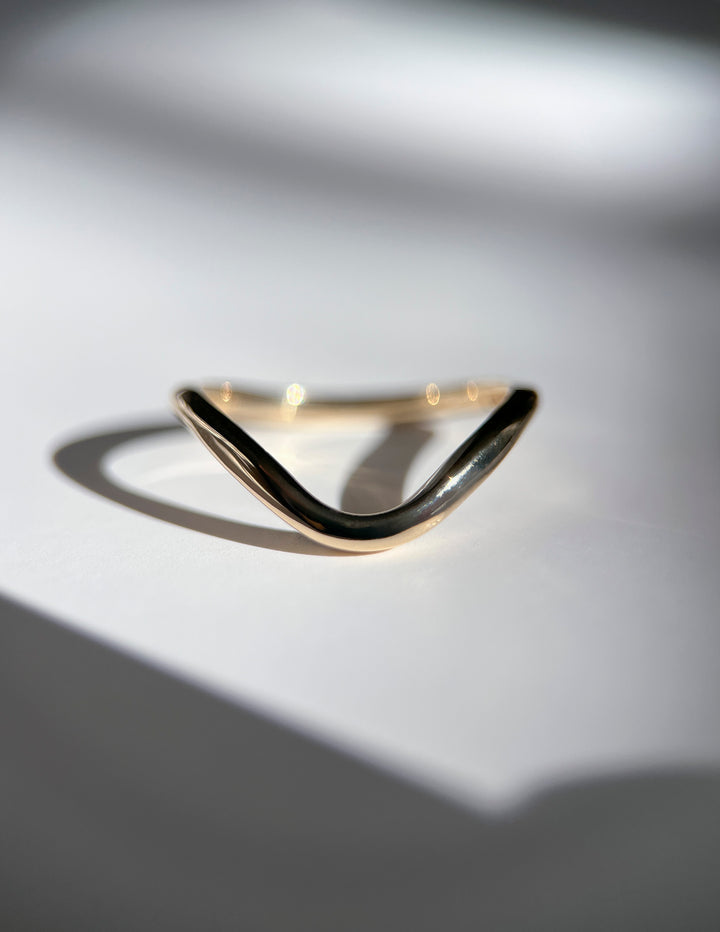 SET — Oval Sunrise Ring & Band