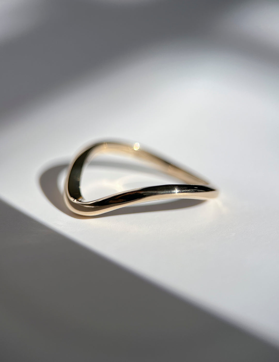 SET — Oval Sunrise Ring & Band