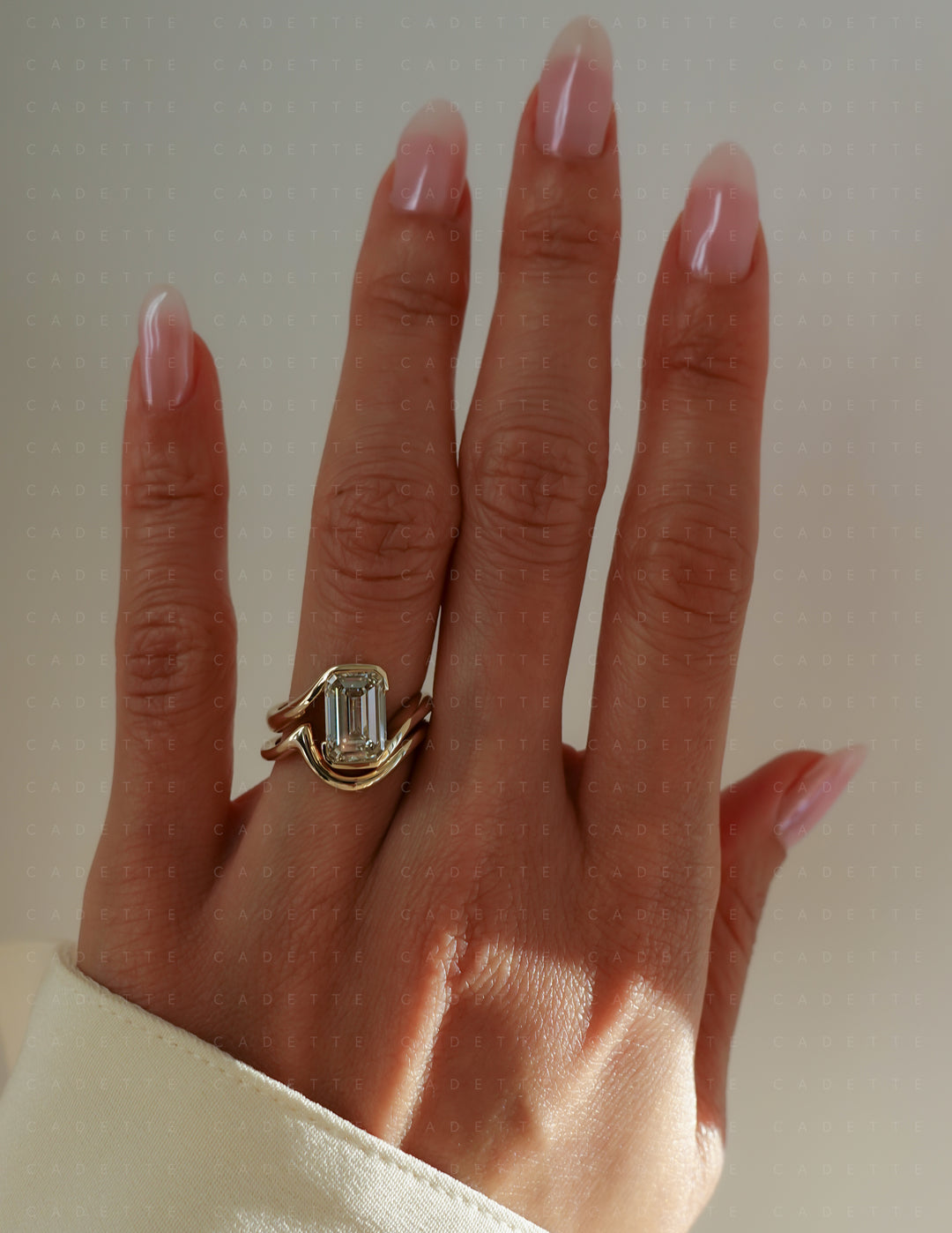 SET — Emerald Rapture Ring & Band