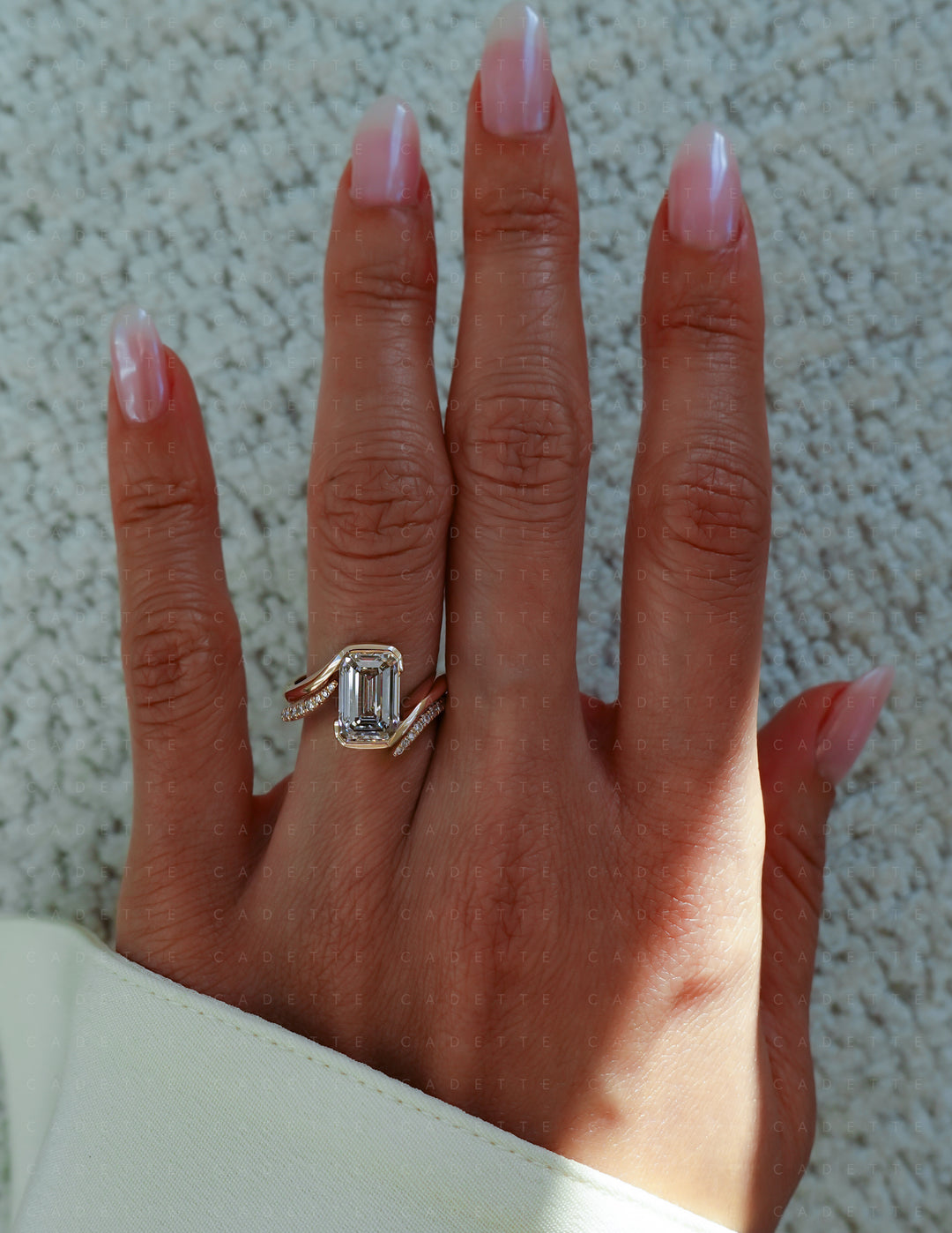 SET — Emerald Rapture Ring & Band