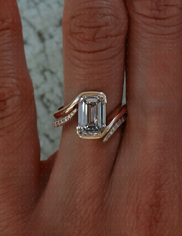 SET — Emerald Rapture Ring & Band