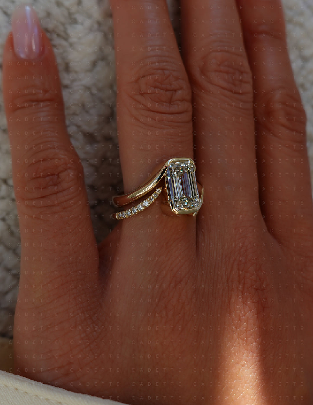 SET — Emerald Rapture Ring & Band