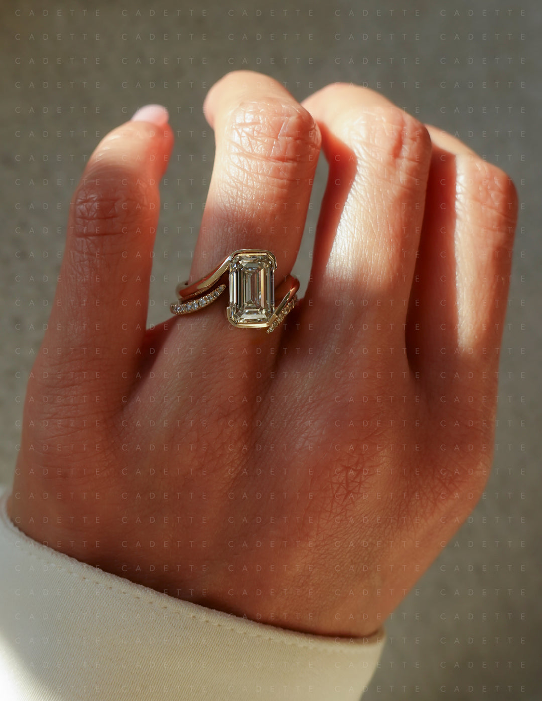 SET — Emerald Rapture Ring & Band