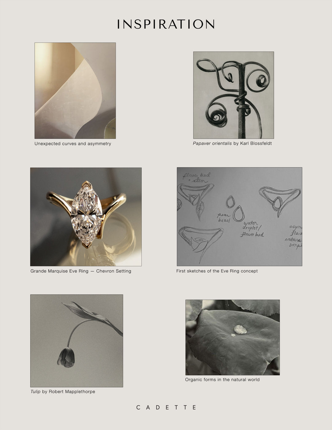 Grande Marquise Eve Ring — Chevron Setting