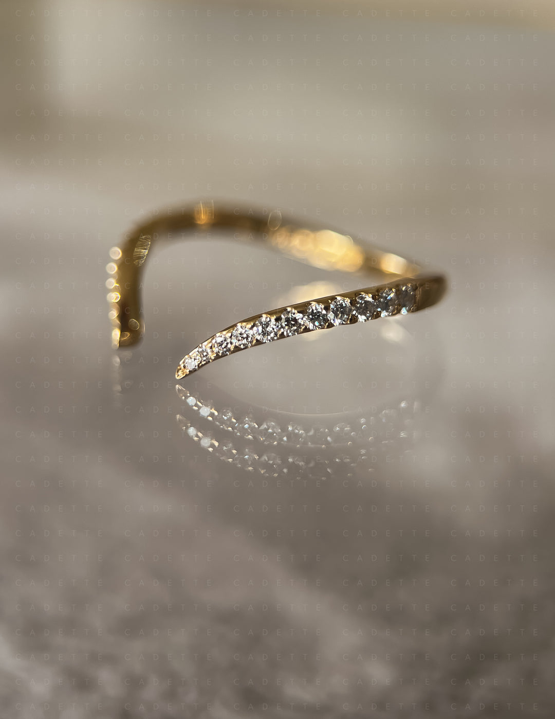 Eve HALF Pavé Band