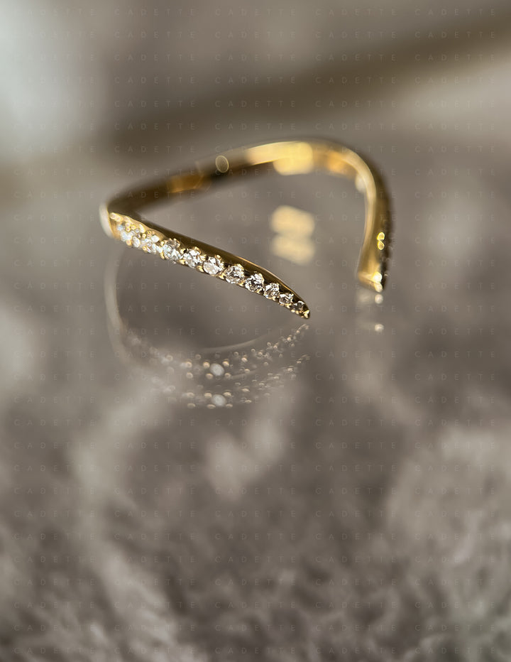 Eve HALF Pavé Band