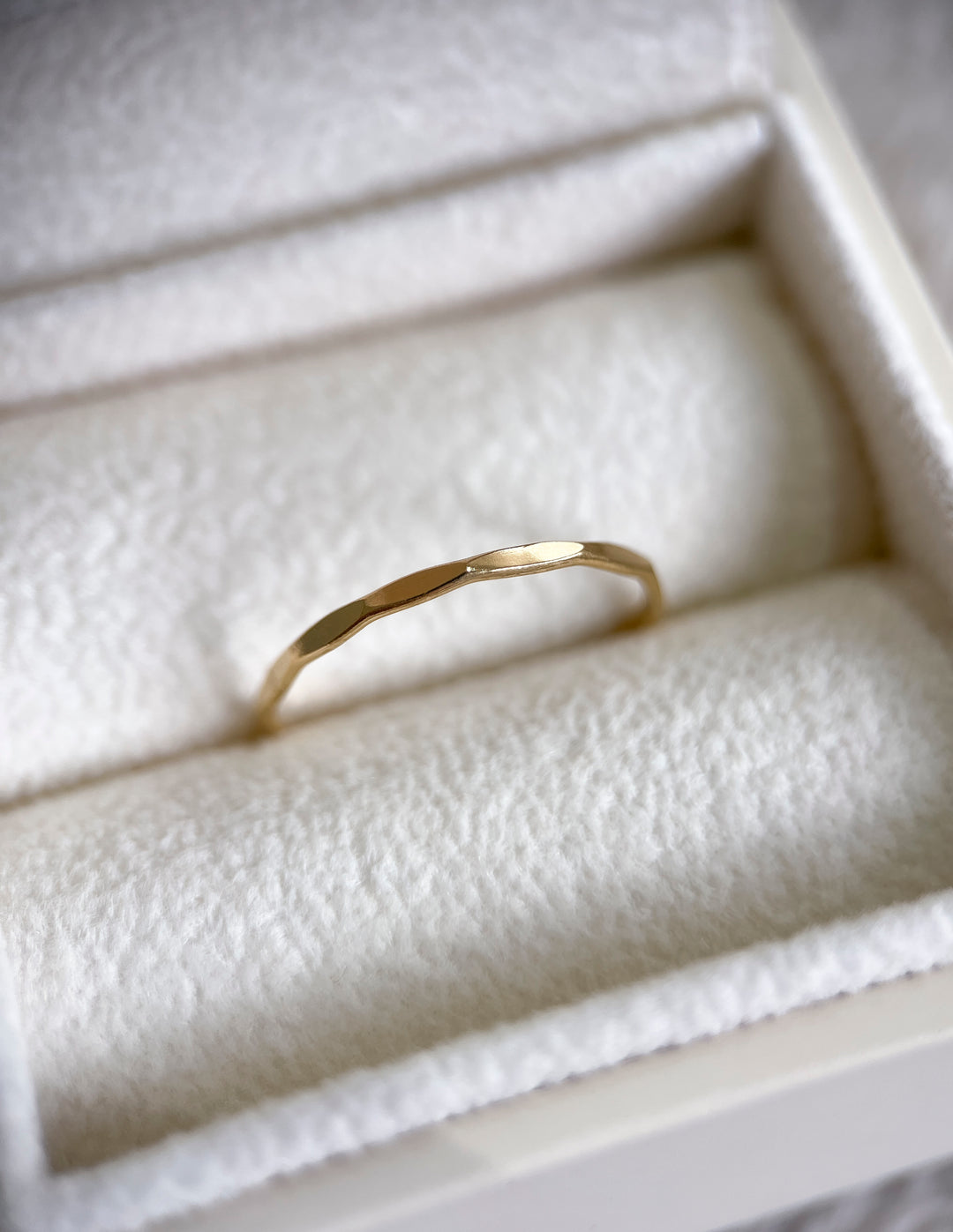 Gold Geometric Stacker Ring