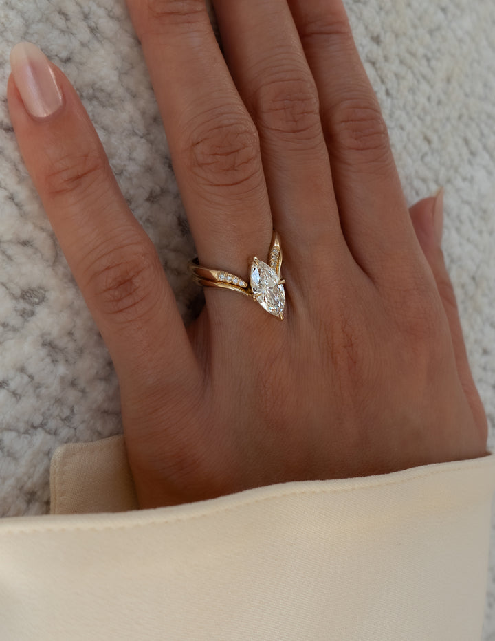 SET — Grande Marquise Eve Ring & Band