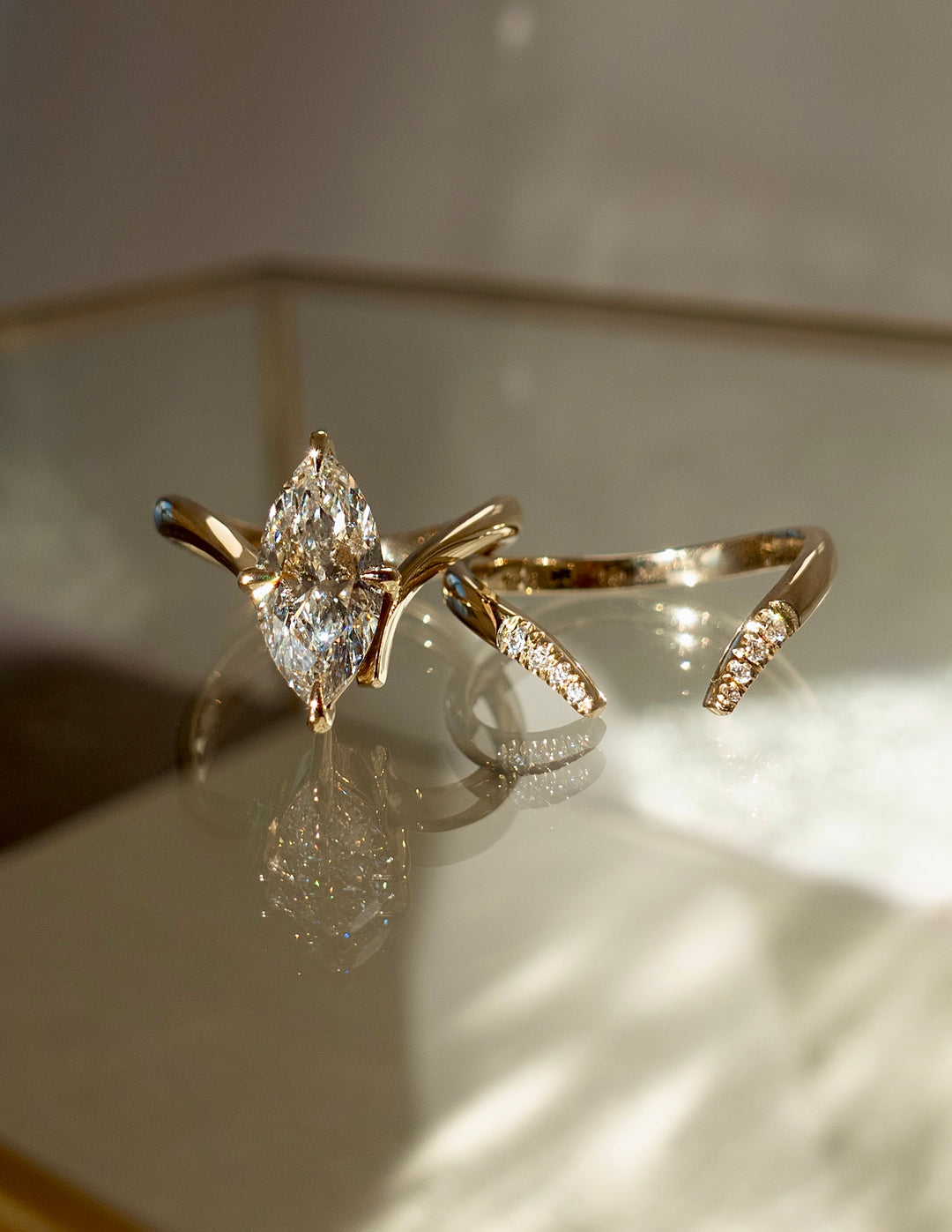 SET — Grande Marquise Eve Ring & Band