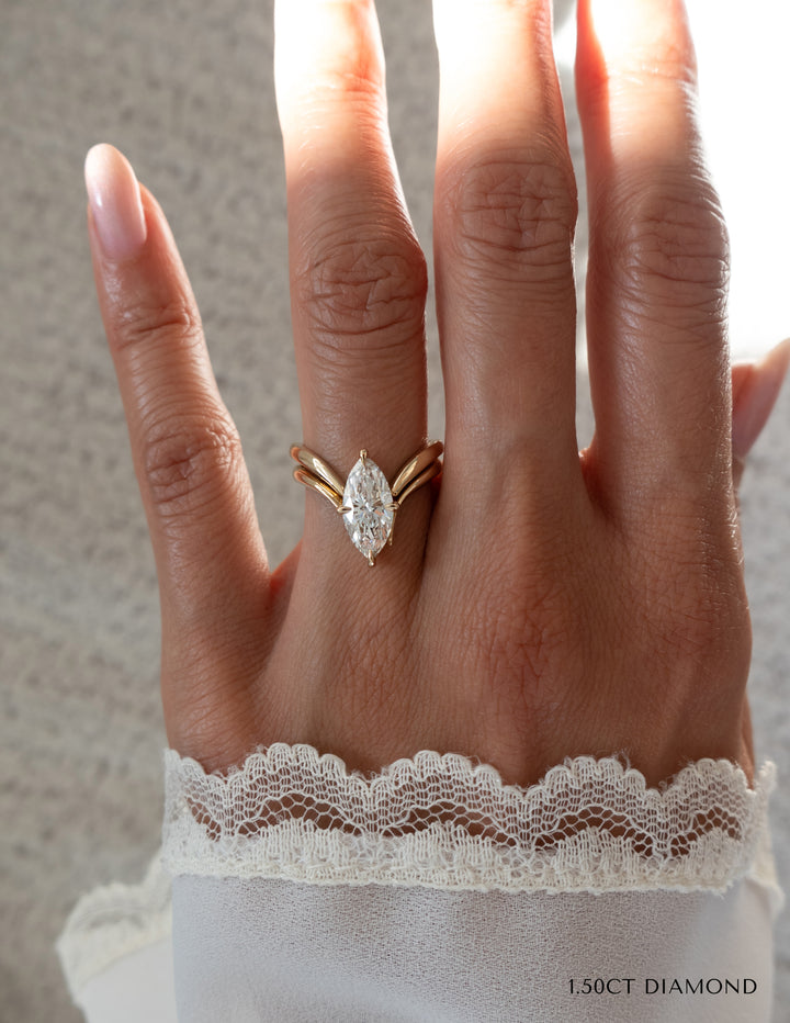 SET — Grande Marquise Eve Ring & Band