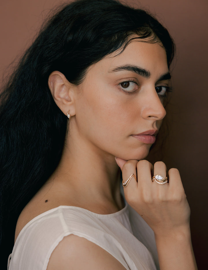 SET — MARQUISE Rapture Ring & Band