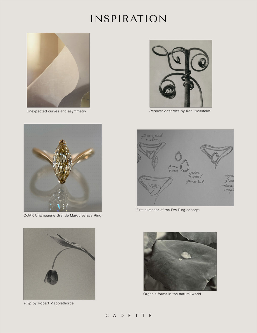 One-of-a-kind — 1.62ct CHAMPAGNE Lab Grown Diamond Grande Marquise Eve Ring