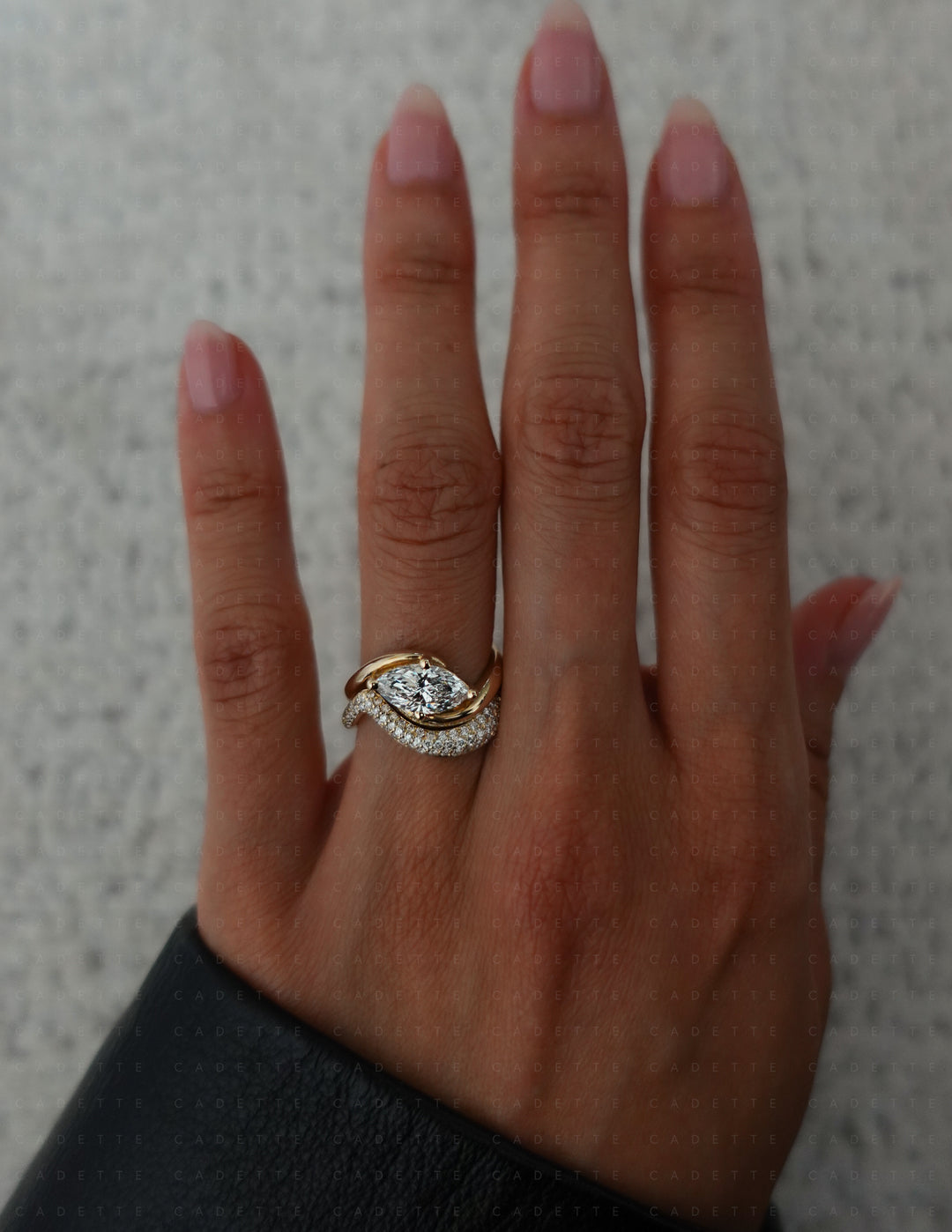 SET — MARQUISE Rapture Ring & Band
