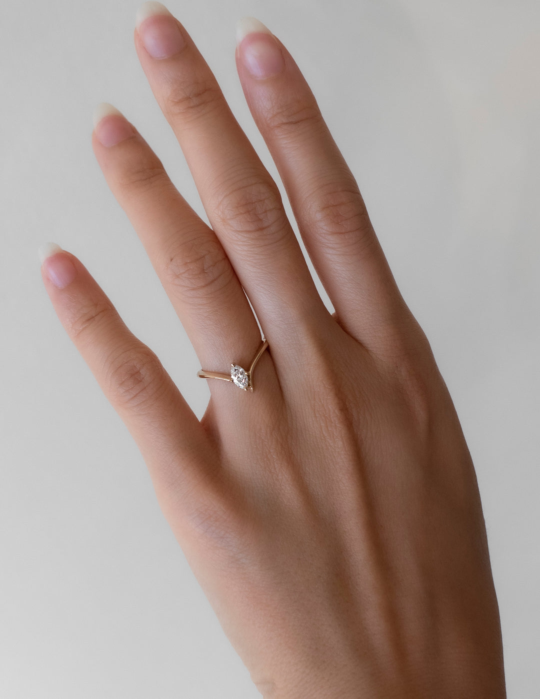 Marquise Eve Ring — Claw Setting