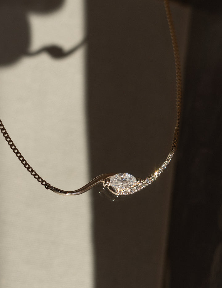 Marquise Demi Pavé Rapture Necklace