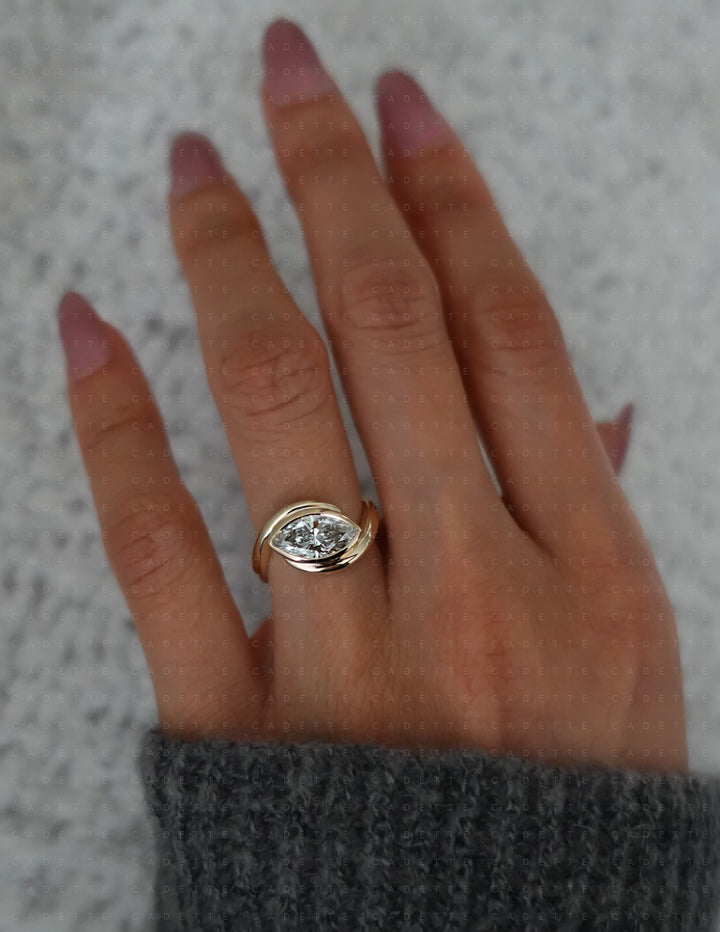 Marquise Rapture Ring — BEZEL Setting