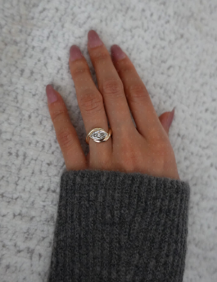 Marquise Rapture Ring — BEZEL Setting