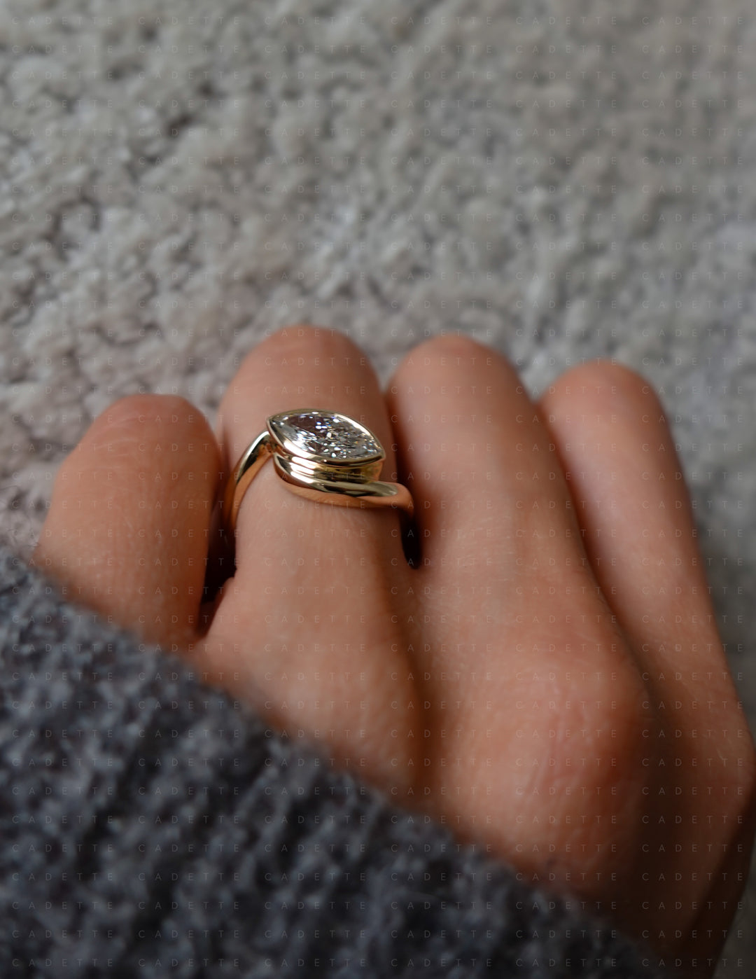 Marquise Rapture Ring — BEZEL Setting