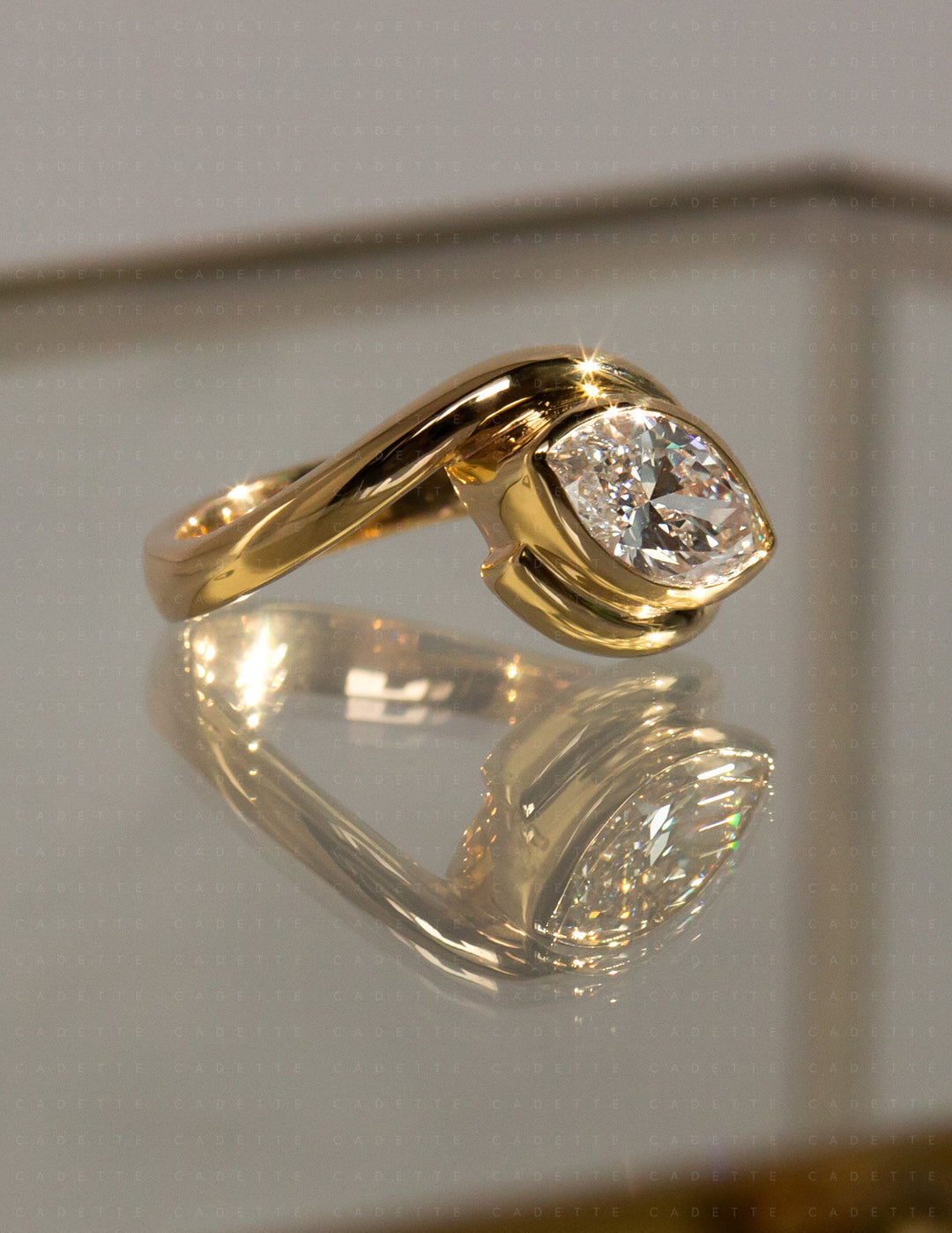 Marquise Rapture Ring — BEZEL Setting – Cadette Jewelry