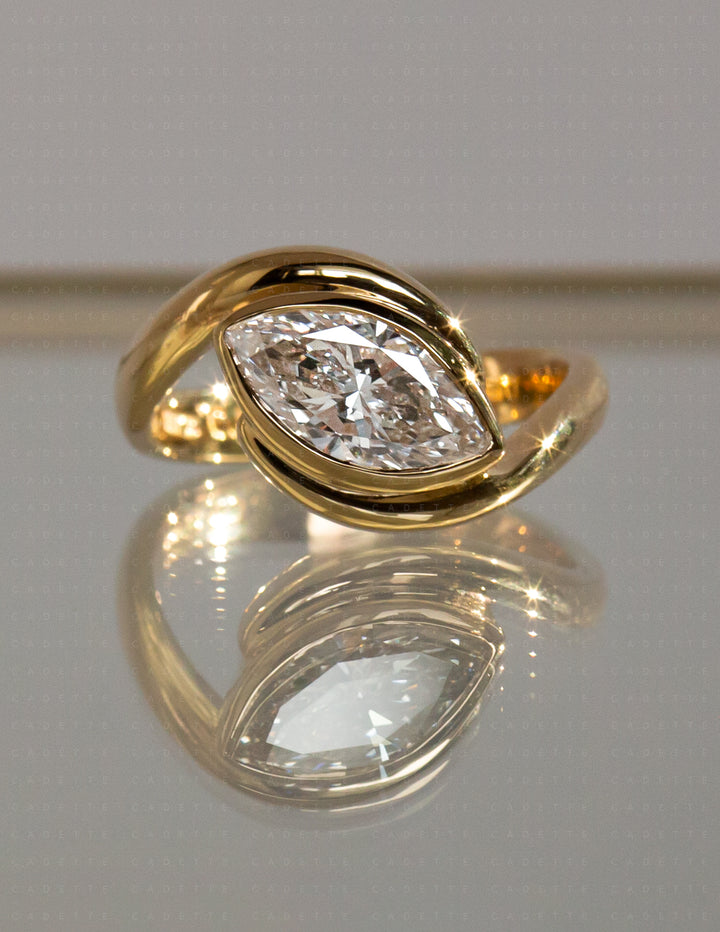 Marquise Rapture Ring — BEZEL Setting