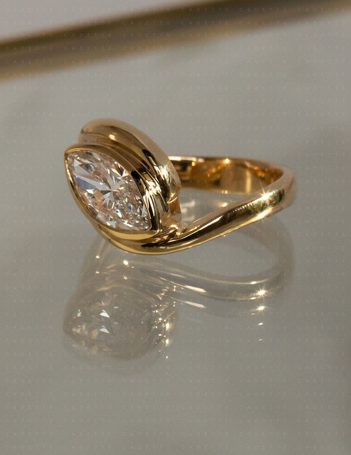 Marquise Rapture Ring — BEZEL Setting