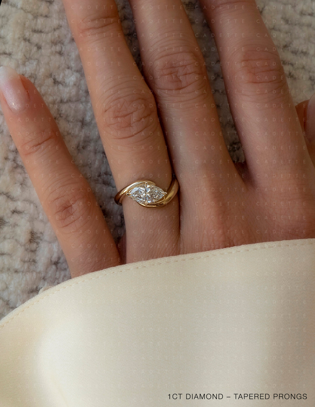 Marquise Rapture Ring — TAPERED PRONG Setting