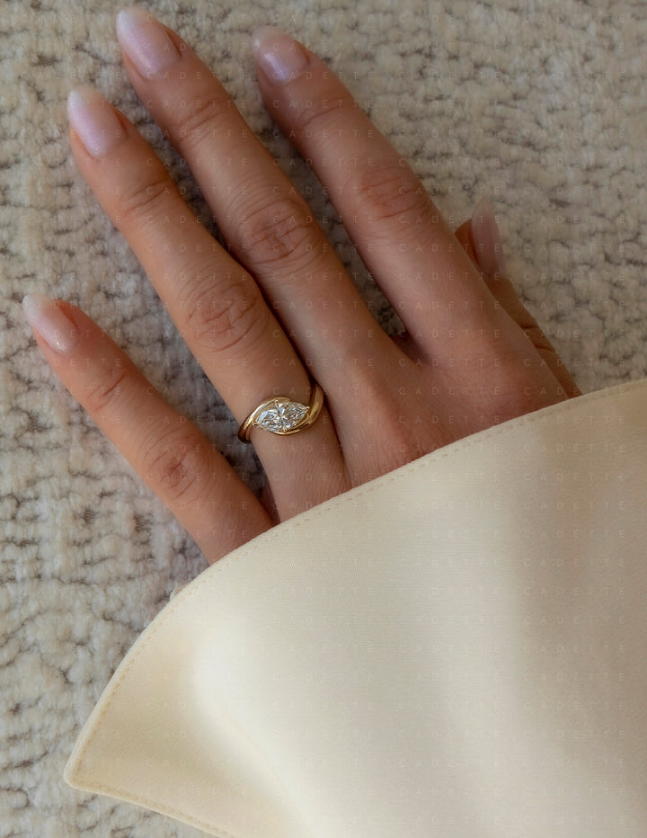 Marquise Rapture Ring — TAPERED PRONG Setting