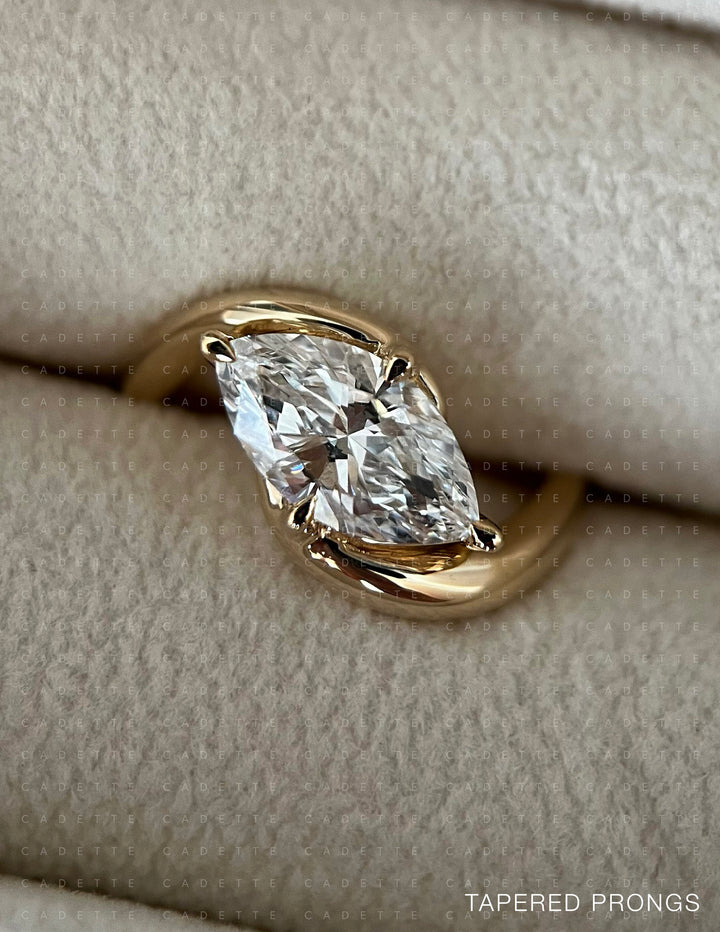 Marquise Rapture Ring — TAPERED PRONG Setting