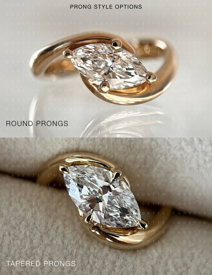 Marquise Rapture Ring — TAPERED PRONG Setting