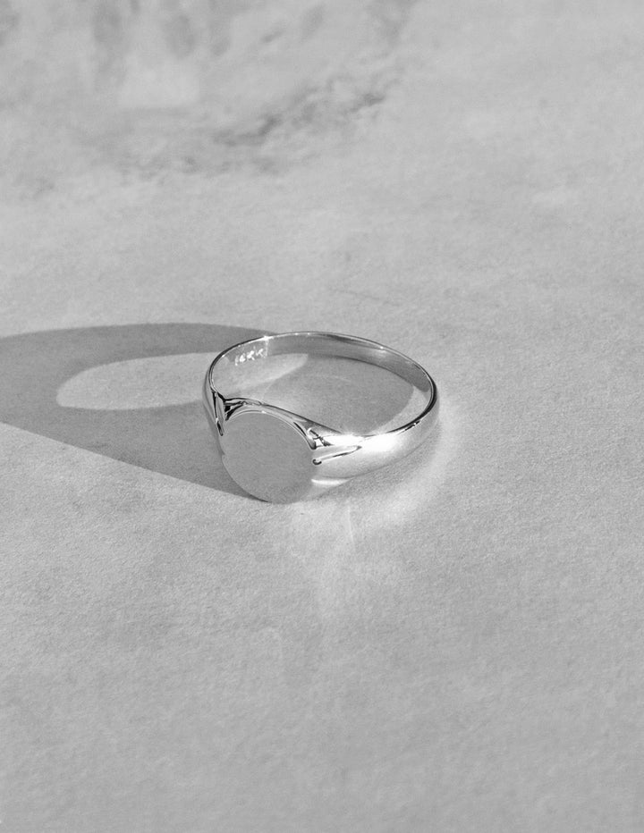 SAMPLE - Petite Signet Ring in Silver