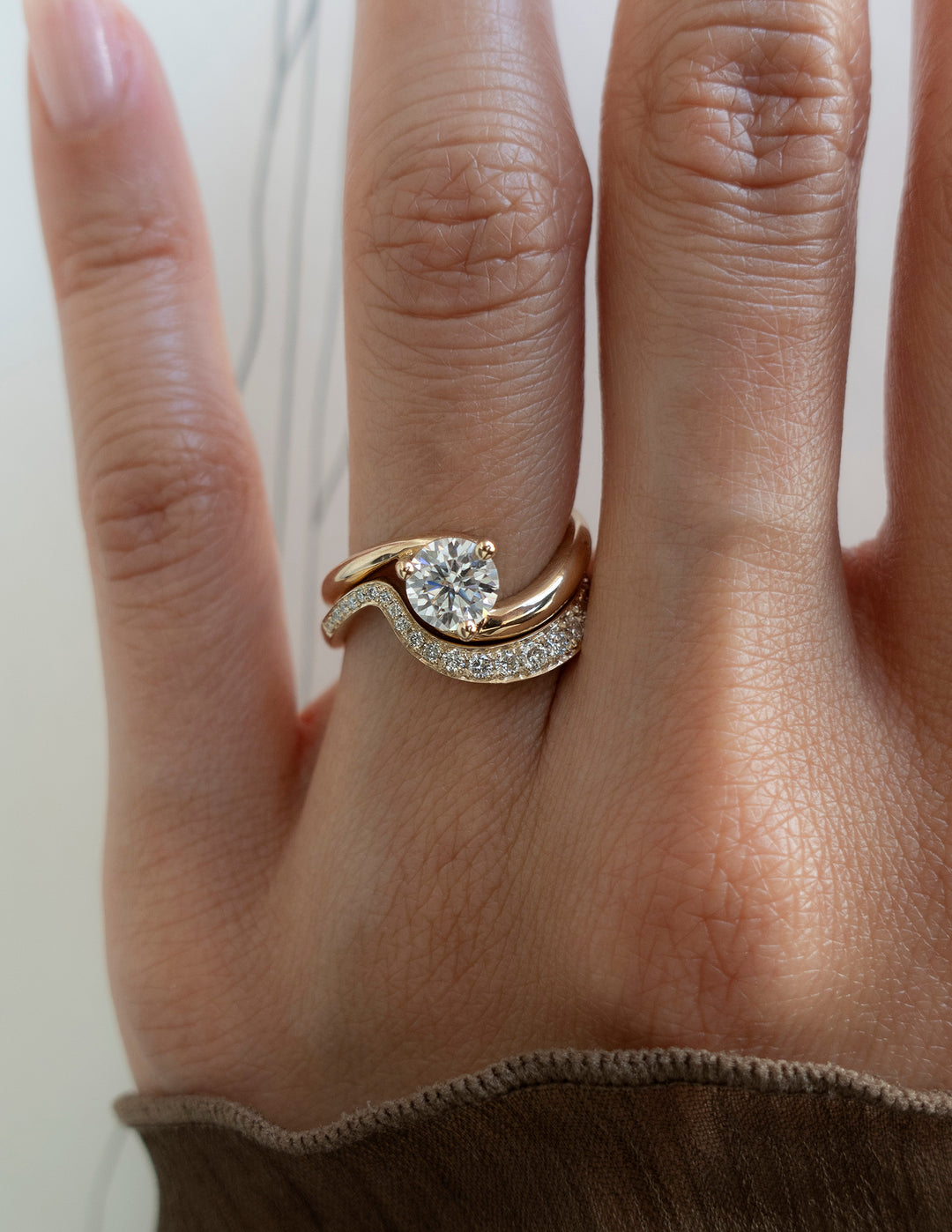 SET — ROUND Rapture Ring Band – Cadette Jewelry - Main Image