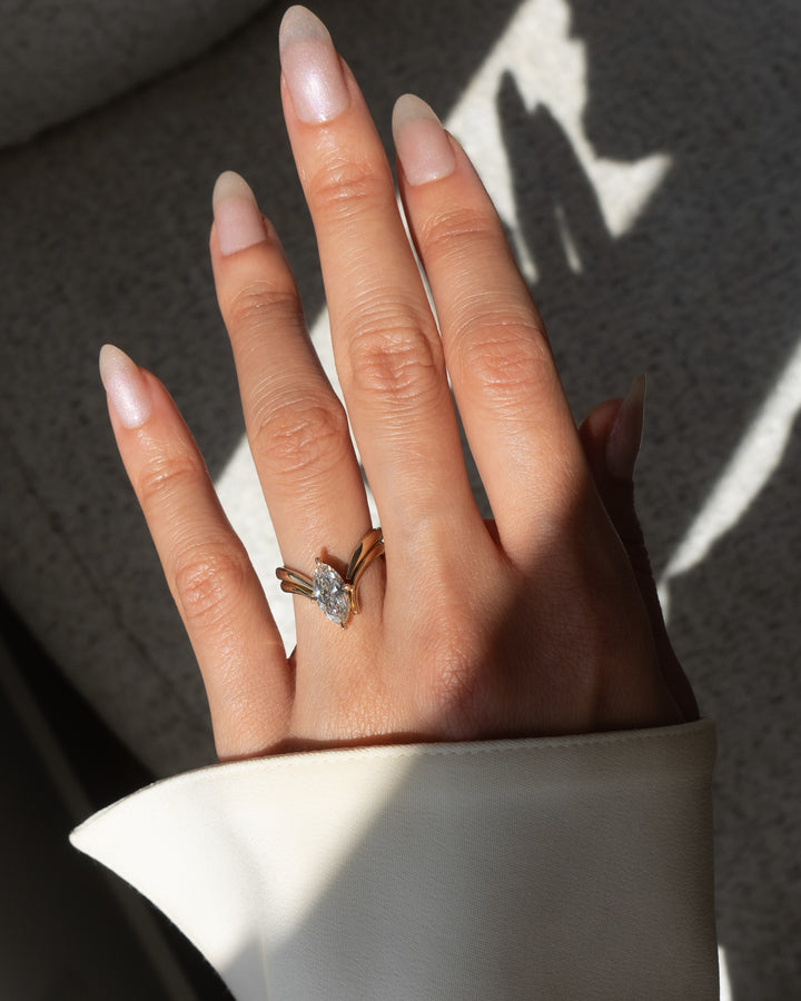 SET — Grande Marquise Eve Ring & Band