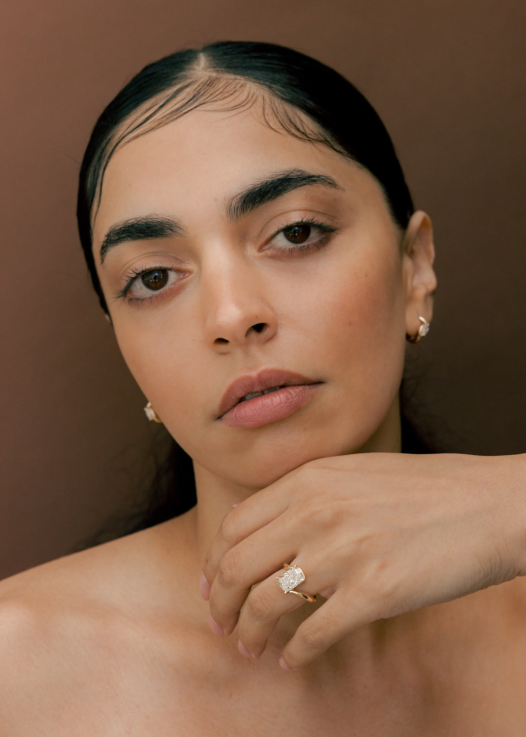 VERTICAL Elongated Cushion Rapture Ring