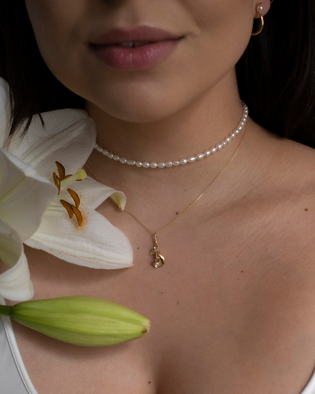 calla lily flower jewelry Calla Lily Necklace pendant only / Sterling Silver