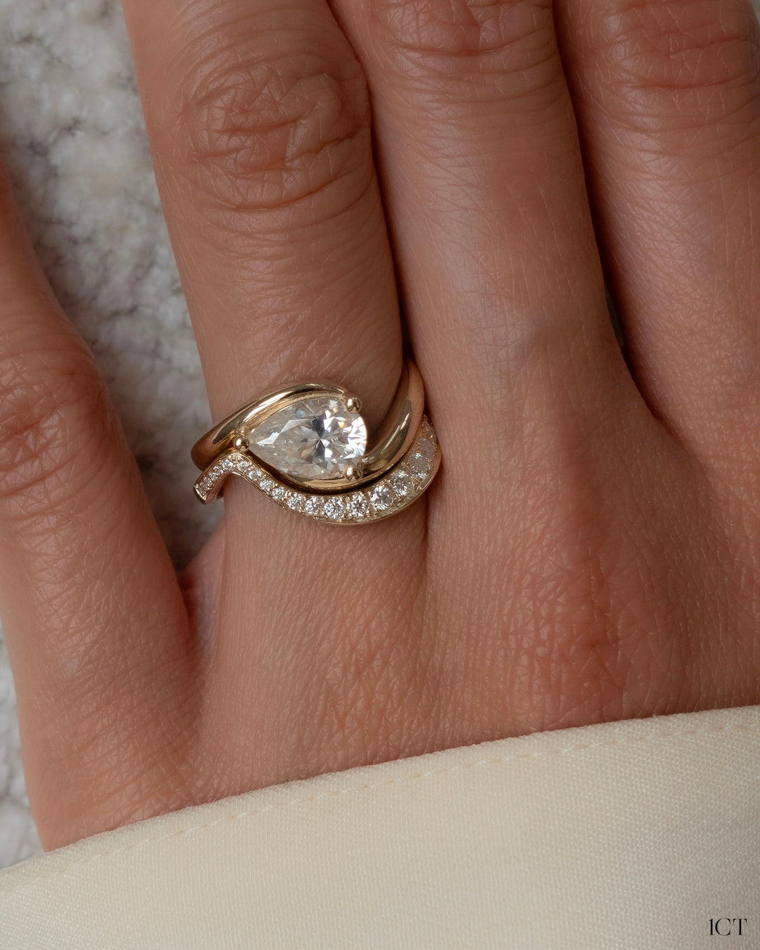 Pear Rapture Ring