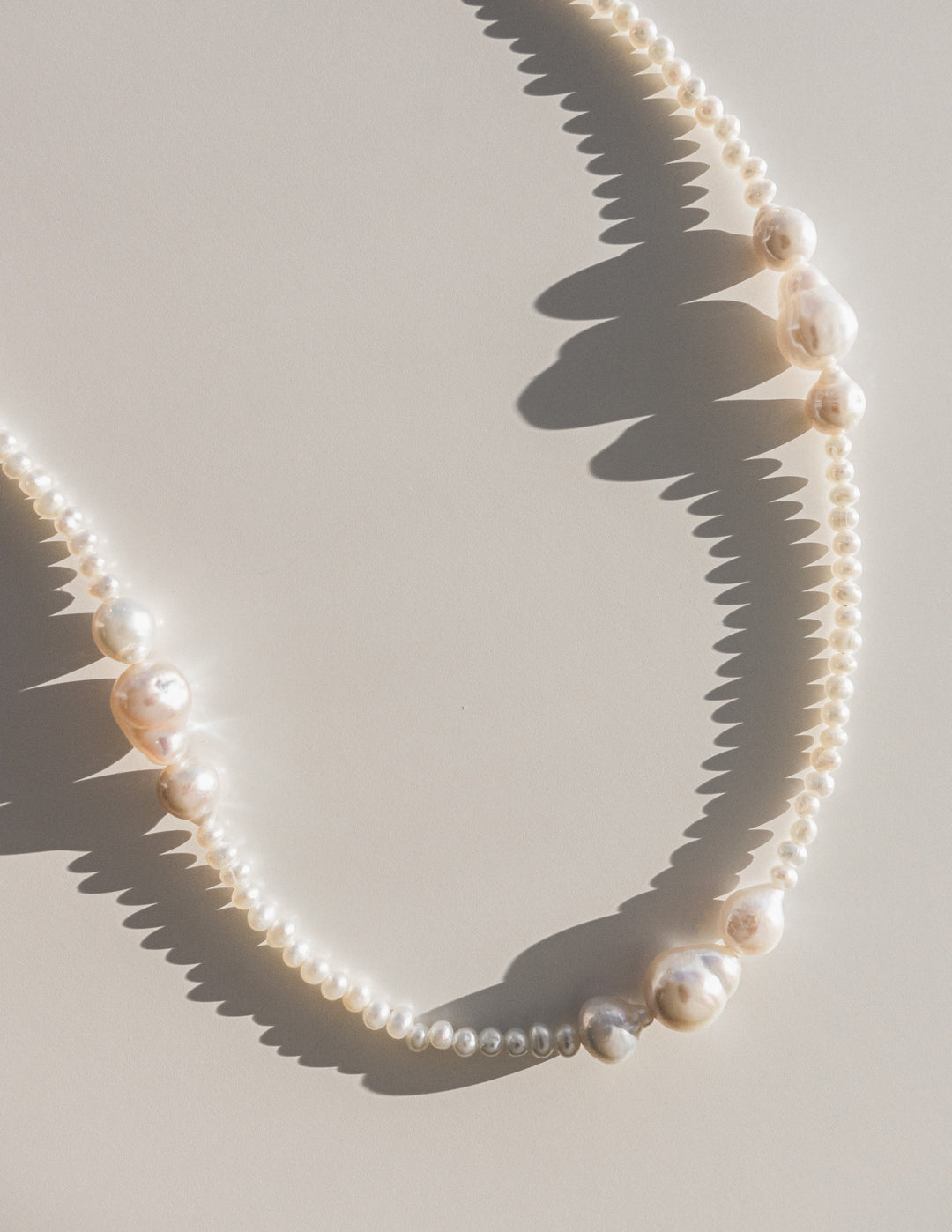 Sample - Angel Pearl Necklace no.3 (14")