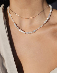 Sample - Angel Pearl Necklace no.2 (16")